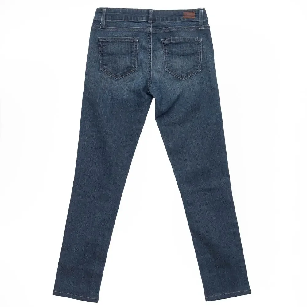 Paige Dark Wash Mid-Rise Skyline Skinny Jeans Size 26